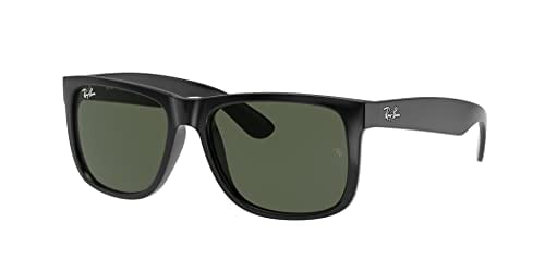 Óculos de Sol Ray-Ban Justin, Preto, Tamanho 57
