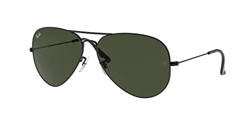 Óculos de Sol Ray-Ban Aviator Large Metal Ii, Preto, Tamanho 62