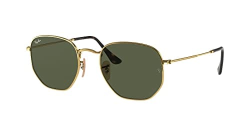 Óculos de Sol Ray-Ban Hexagonal Unissex, Tamanho 54