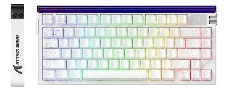 Teclado Gamer Attack Shark R85he Mecânico Usb