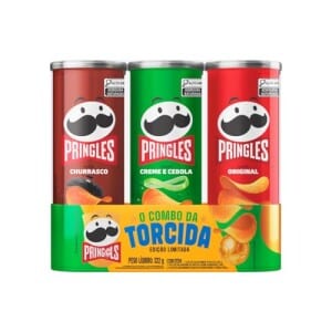 Salgadinho Batata Frita Pringles Tripack Festa do Futebol