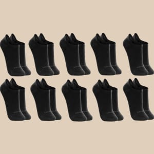 Kit com 10 Pares De Meias Lupo Soquete Invisível Sport