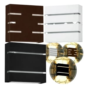 Arandela Slim Externa 236 Frisos 2 Focos Interna Parede