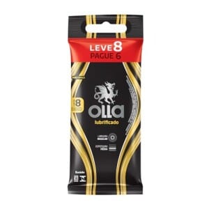 Olla Preservativo Lubrificado Leve 8 Pague 6