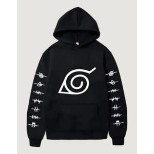 Blusa Casaco Moletom Anime Naruto Konoha Aldeia Da Folha