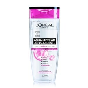 Água Micelar Bifásica L'Oréal Paris Solução de Limpeza 5 em 1 200ml