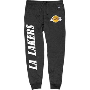 Blue 84 Calça de moletom masculina licenciada oficialmente pela NBA carvão