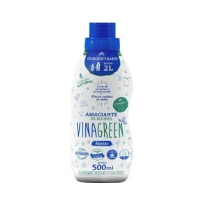 Vinagreen Amaciante De Roupas Concentrado Algodão - 500ml