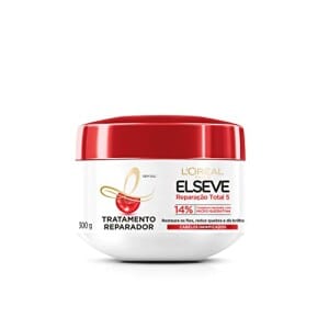 L'Oréal Paris Elseve Reparação Total 5+ Creme de Tratamento, Repara os 5 Sinais de Danos como Quebra e Ressecamento com Cicatri-Ceramida, Recupera,