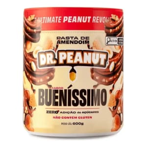 Pasta de Amendoim Dr. Peanut com Whey Protein 600g