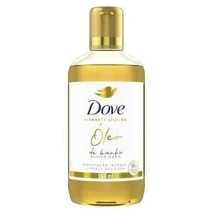 Dove Óleo de Banho Hidratação Intensa e Limpeza Delicada, Glicerinado com 96% Ingredientes de Origem Natural 240 ml