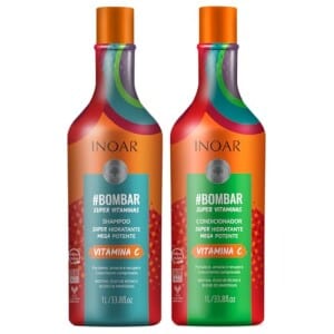 Kit Bombar Super Vitaminas (Shampoo e Condicionador 1L) - Inoar