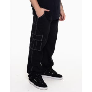 Calça Cargo Sarja 100% Algodão (8 cores)