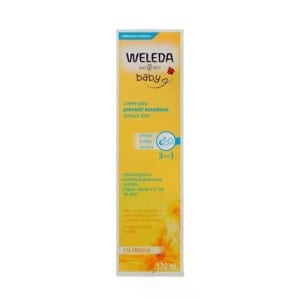 Weleda Babycreme de Calêndula | Proteção Natural Contra Assaduras | Fórmula Suave com Calêndula e Camomila | 120