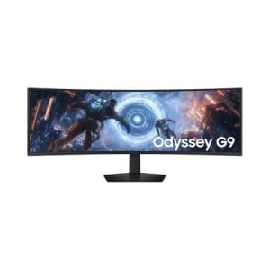 Monitor Samsung Odyssey G9 49" DQHD 144Hz 1ms ajuste de altura FreeSync Premium Pro DP HDMI USB preto
