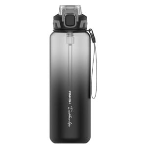 PINKAH Garrafa de Água Esportiva 1L com Canudo Destacável - Plástico Resistente para Esporte e Lazer