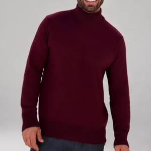 Suéter Gola Alta Tricô Canelado (5 cores)
