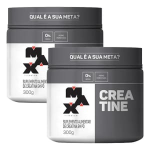 Kit com 2 Creatina 100% Max Titanium 300g