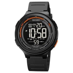 Relógio Digital Masculino Esportivo, Resistente À Água 50m, Display Lcd Clara, Pulseira De Silicone Premium Macia, Multifuncional (cronômetroalarm