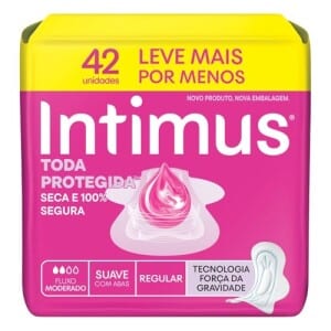 Absorvente Intimus Protegida Dia Suave 42un