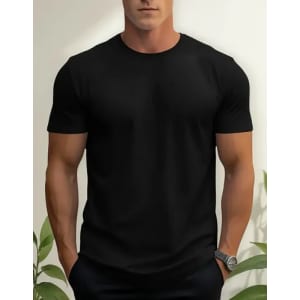 Camiseta Masculina Slim Malha Super Premium Fio Penteado