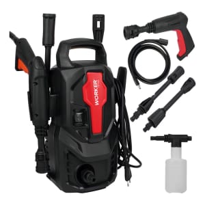Lavadora De Alta Pressão Potente 1305lbs Kit Shampoo Worker