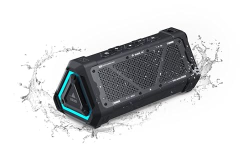 MLOVE P3 Alto-falante Bluetooth Portátil IPX7 à Prova d'água, 40W Bass, Bluetooth 5.3, Emparelhamento estéreo sem fio, TWS, Suporte Micro SD, USB-C
