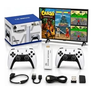 Adaptador Videogame Game Stick M15 2 Controles Branco Bivolt