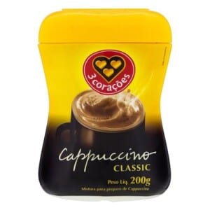 3 Corações Cappuccino 3Corações Classic - 200G, Pó - (Amazon)