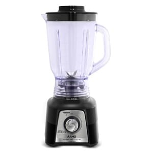 Liquidificador Arno Powermix 700W LQ35 Preto com 4 Lâminas Zelkrom Tecnologia Limpa Fácil e Controle de Velocidade