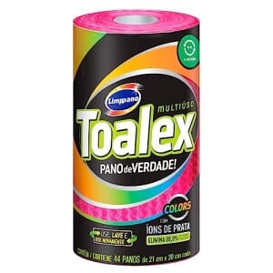 Limppano Toalex Roll Colors Rosa - 44 Panos