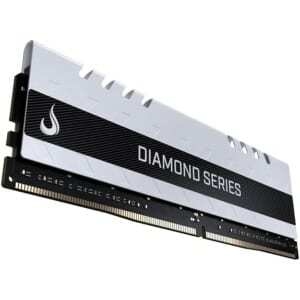 Memória RAM Rise Mode Diamond Series 16GB 3200Mhz DDR4 para Desktop 1.35v CL19 Branco - RM-D4-16G-3200DW