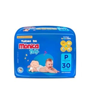 Fralda Turma da Mônica Baby P 30 Unidades
