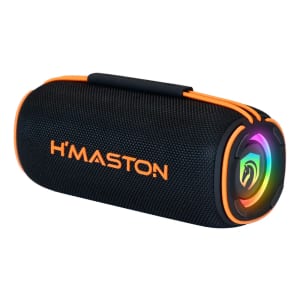 Caixa De Som Bluetooth Portátil 40w H'maston Tn22 Rgb Tws Preto 127220v