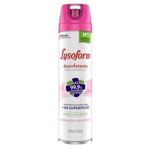 Lysoform Desinfetante Lembranças De Infância, Aerosol 360ml