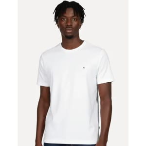 Camiseta Aramis Basic Lisa Dark Logo Branca