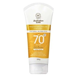 AUSTRALIAN GOLD PROTETOR SOLAR CORPORAL GEL CREME FPS70 200G