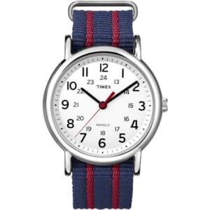 Relógio Timex Weekender 38mm Caixa Prateada