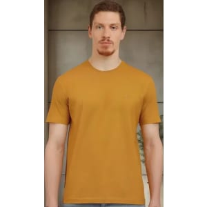Camiseta Aramis Masculina Basic Lisa Dark Icon Marrom Claro!