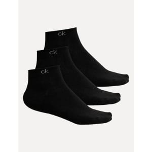 Kit com 3 Pares Meias Calvin Klein Soquete