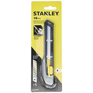 Estilete Retrátil Stanley 18mm Trava Automática