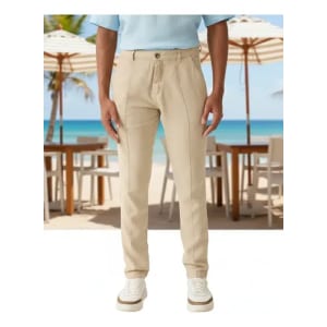 Calça Social Linho Masculina Casamento Ferias Na Praia