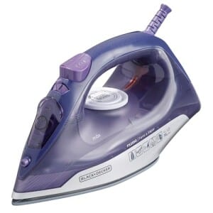 BLACK+DECKER Ferro De Passar Roupa à Seco Ou à Vapor, Com Base Ceramic Gliss, Potência De 1200W, Modelo FX2550, 110V