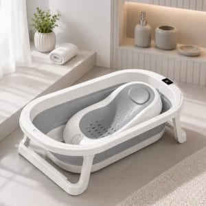 Banheira Dobrável Com Sensor Temperatura