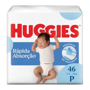 Fralda Huggies Tripla Proteção P 46 Unidades