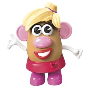 Potato Head Mrs. Potato Head - Brinquedo Infantil Com 12 Peças, Para Crianças A Partir Dos 2 Anos