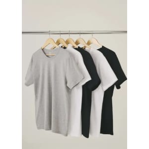 Kit Com 5 Camisetas Masculinas Básicas Slim Hering Adulto