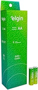Pilhas Alcalinas Aa Elgin - Tubo Com 24 Unidades
