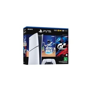 PlayStation5 Slim Digital 825GB Pacote ASTRO BOT e Gran Turismo 7