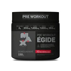 Max Titanium Égide Pre-Workout (150G) Frutas Vermelhas
